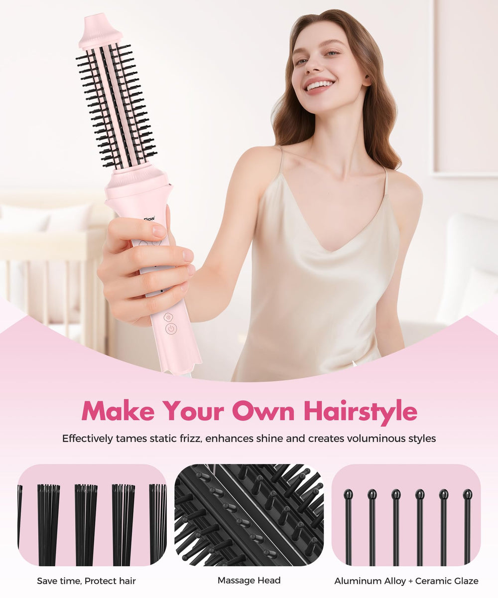 HarrFlow bubble wand creates soft bobble textures with romantic volume.