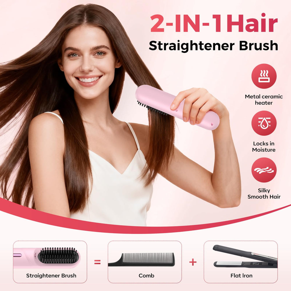 HarrFlow Go Brush Pro 2025 on-the-go usage showcases pocket-size portability and travel-ready power.