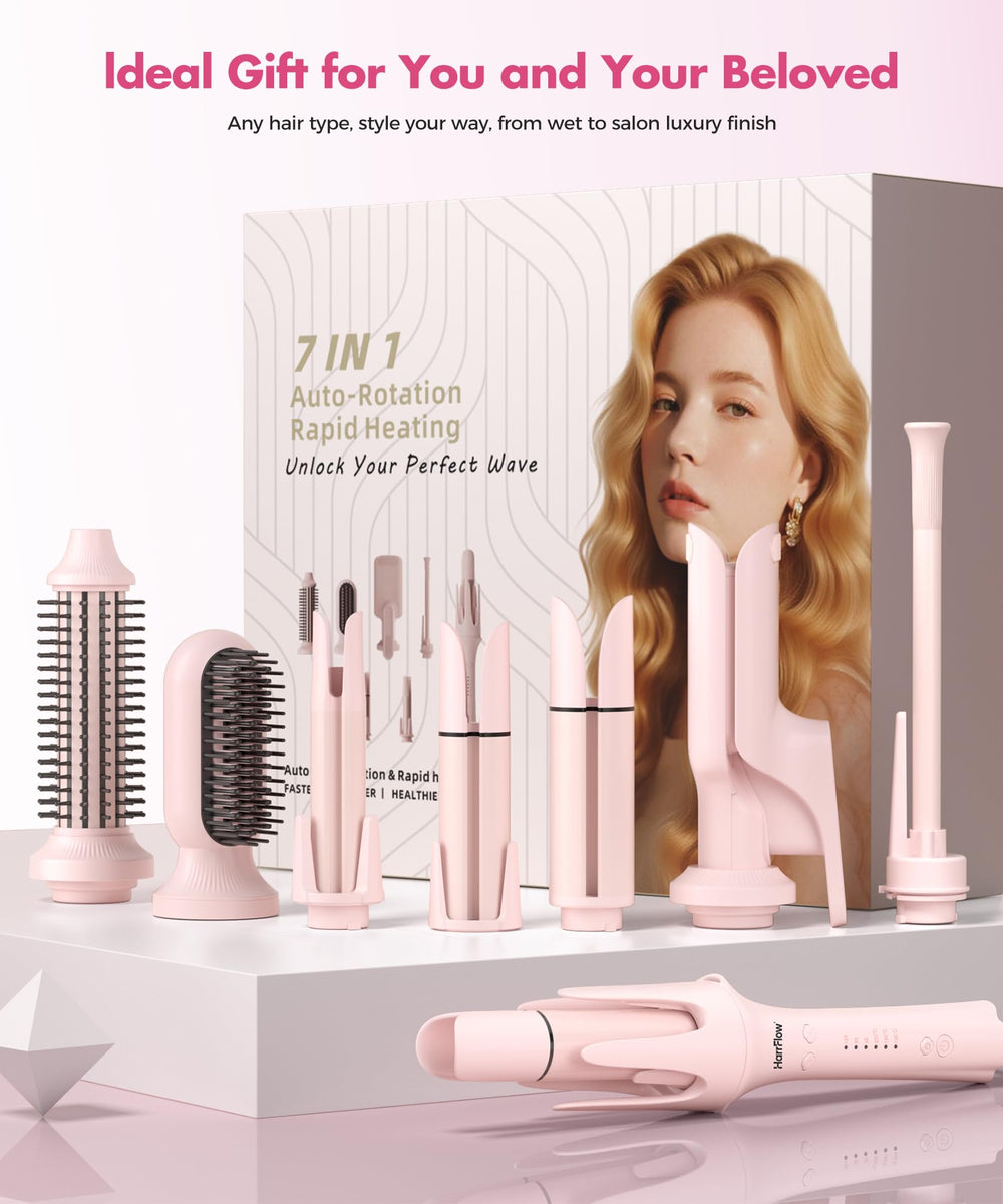 HarrFlow 300 million negative ions help reduce frizz and boost shine during styling.