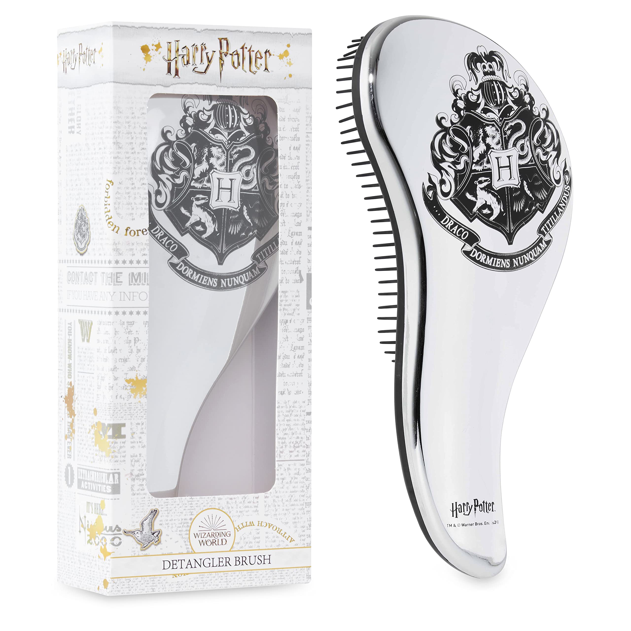 Harry Potter hair brush detangling for quick knot-free styling.