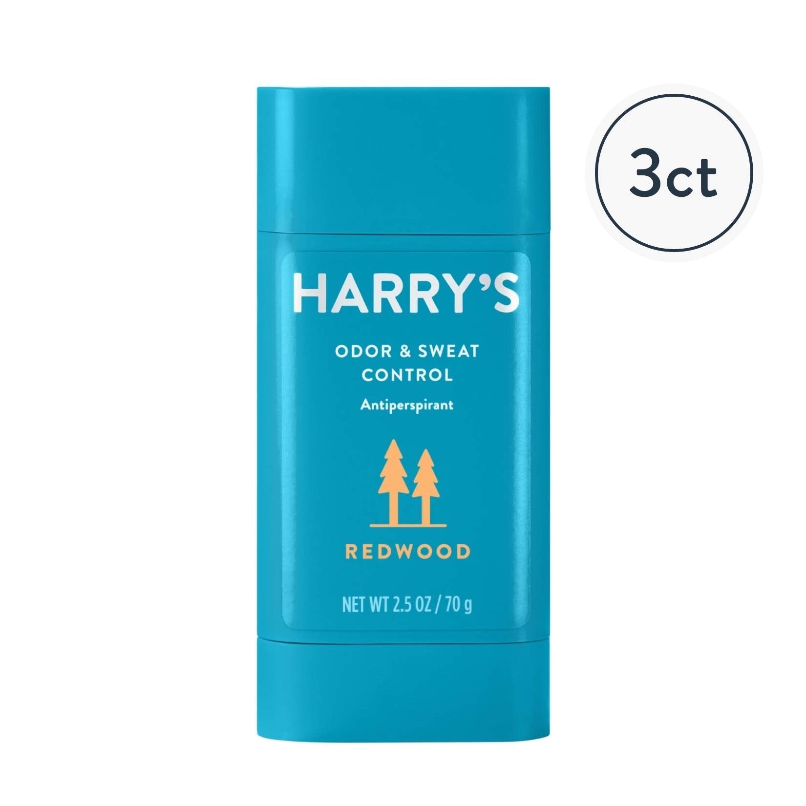 Harry's Antiperspirant Redwood sensitive-skin formula with jojoba oil promotes gentle care.