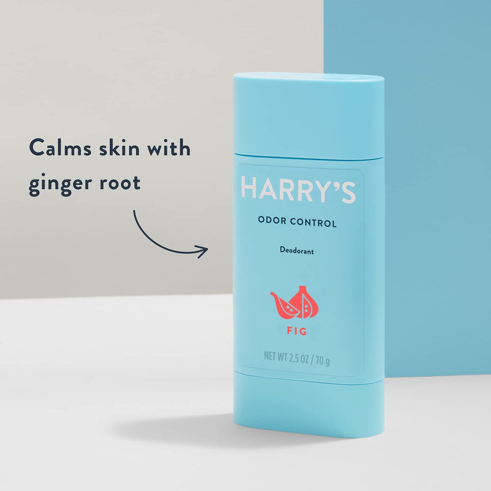 Harry's Ginger-root closeup emphasizes soothing ingredient for comfortable underarms