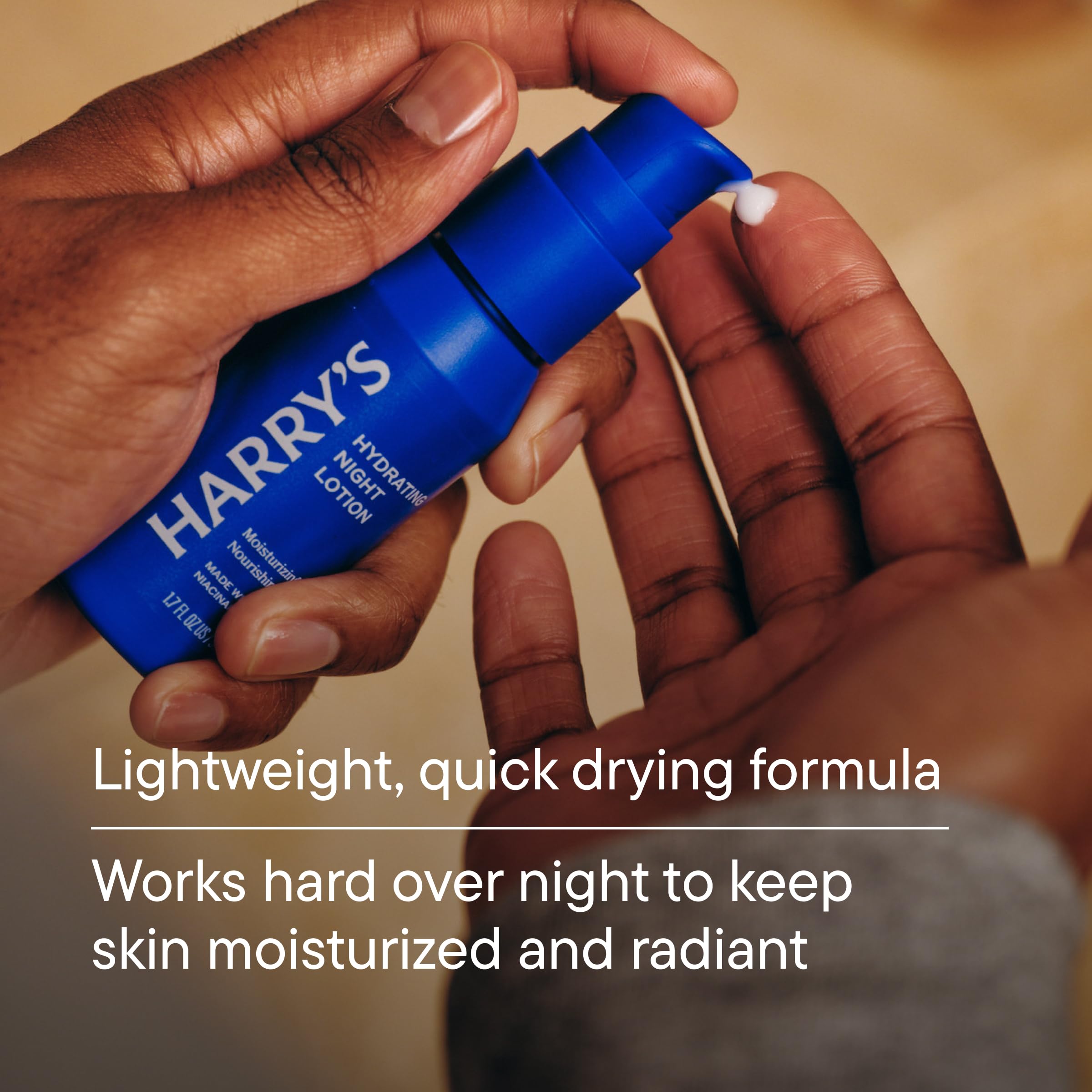 Harry's Hydrating Night Lotion 2-pack highlights value and overnight moisture.
