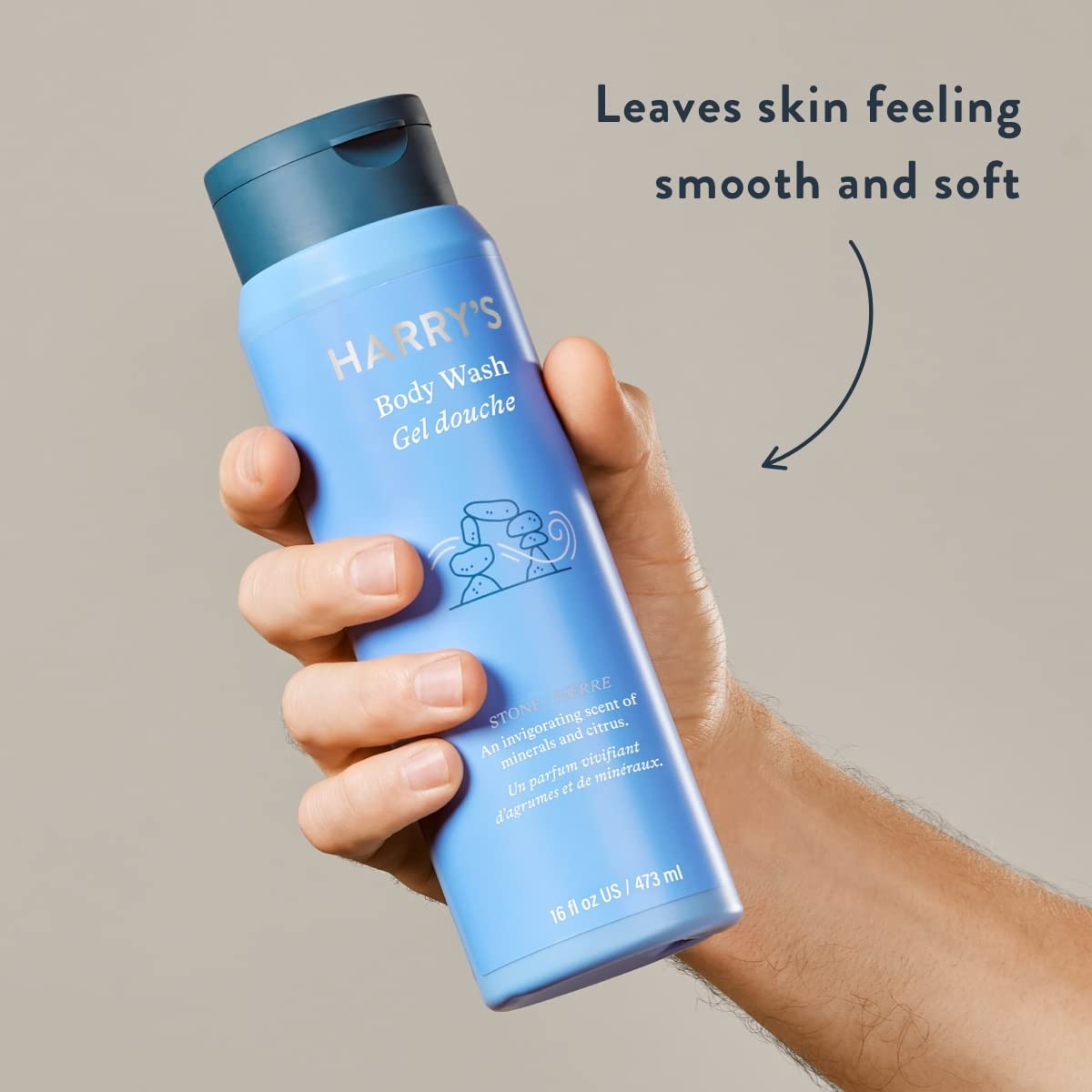 Harry's Body Wash rich-lather closeup shows creamy texture that nourishes skin.