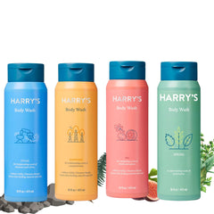 Harrys  Redwood bottle of men's body wash with rich lather for an energizing start