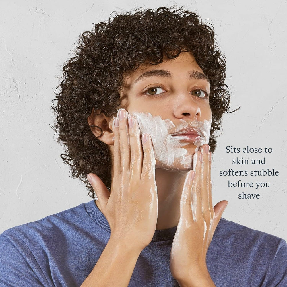 Harrys Shaving Cream German factory pricing tag implies affordable quality