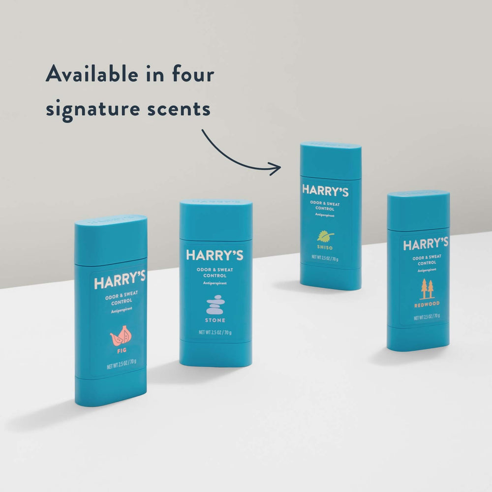 Harry's Stone-scent deodorant stick glides smoothly on skin.
