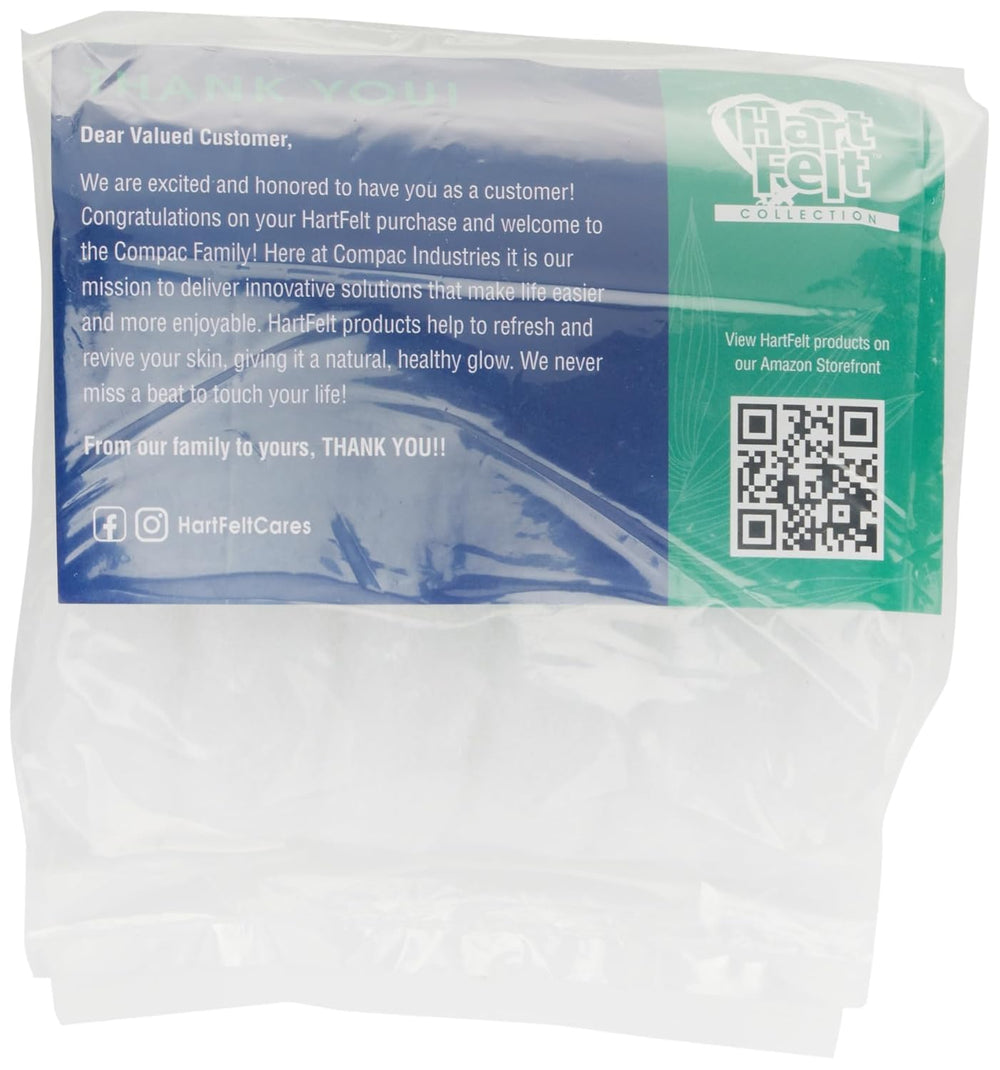 HartFelt US-made sponge packaging signifies quality and domestic production.