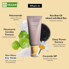 HARUHARU Wonder airless packaging preserves formula freshness and efficacy