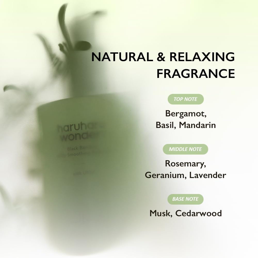 HARUHARU Wonder Black Bamboo fast absorption on skin after shower.