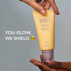 Haruharu Wonder velvet-finish swatch shows a smooth, non-greasy complexion