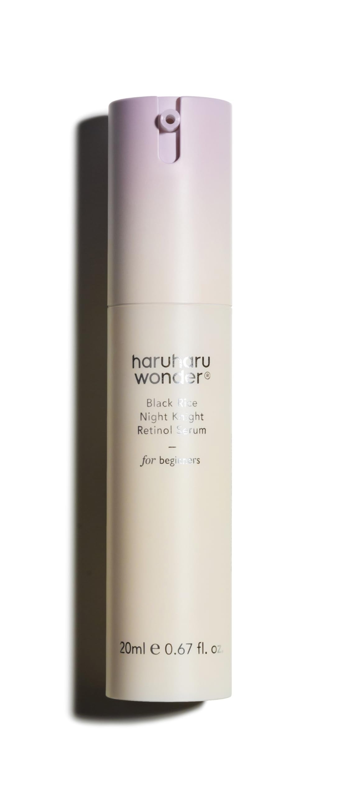 HARUHARU Wonder bottle close-up for overnight nourishment on sensitive skin