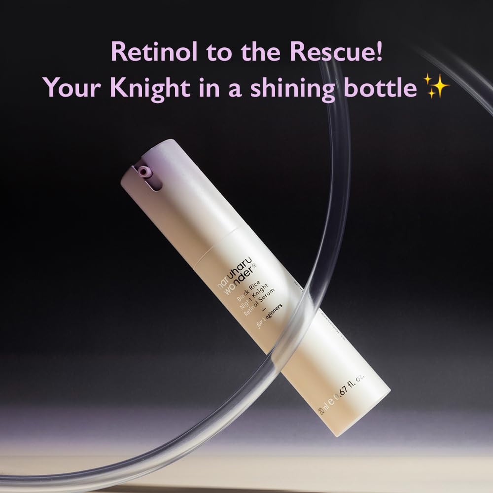 HARUHARU Wonder texture close-up showing microencapsulated retinol action for smoothing