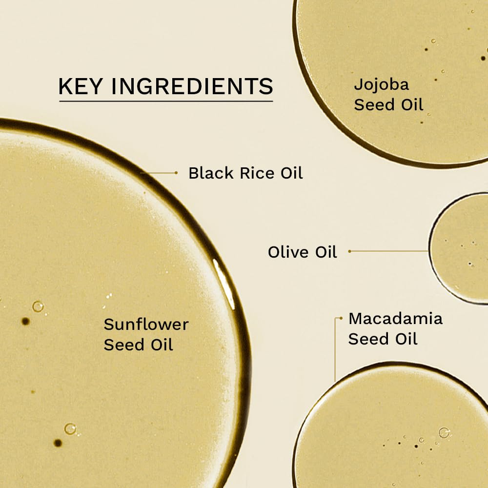 HARUHARU Wonder Black Rice texture on hand demonstrates quick melt and hydration.