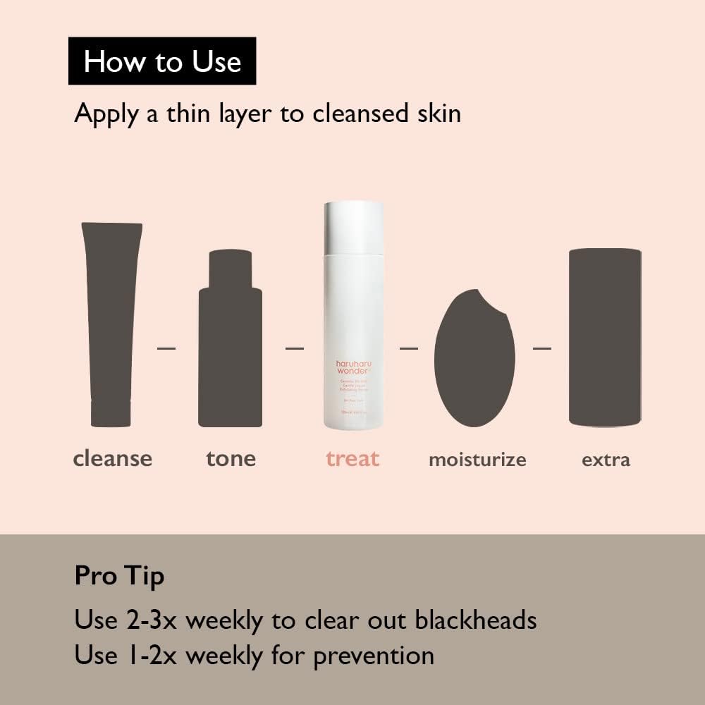 HARUHARU Wonder packaging box for Korean skincare routine.