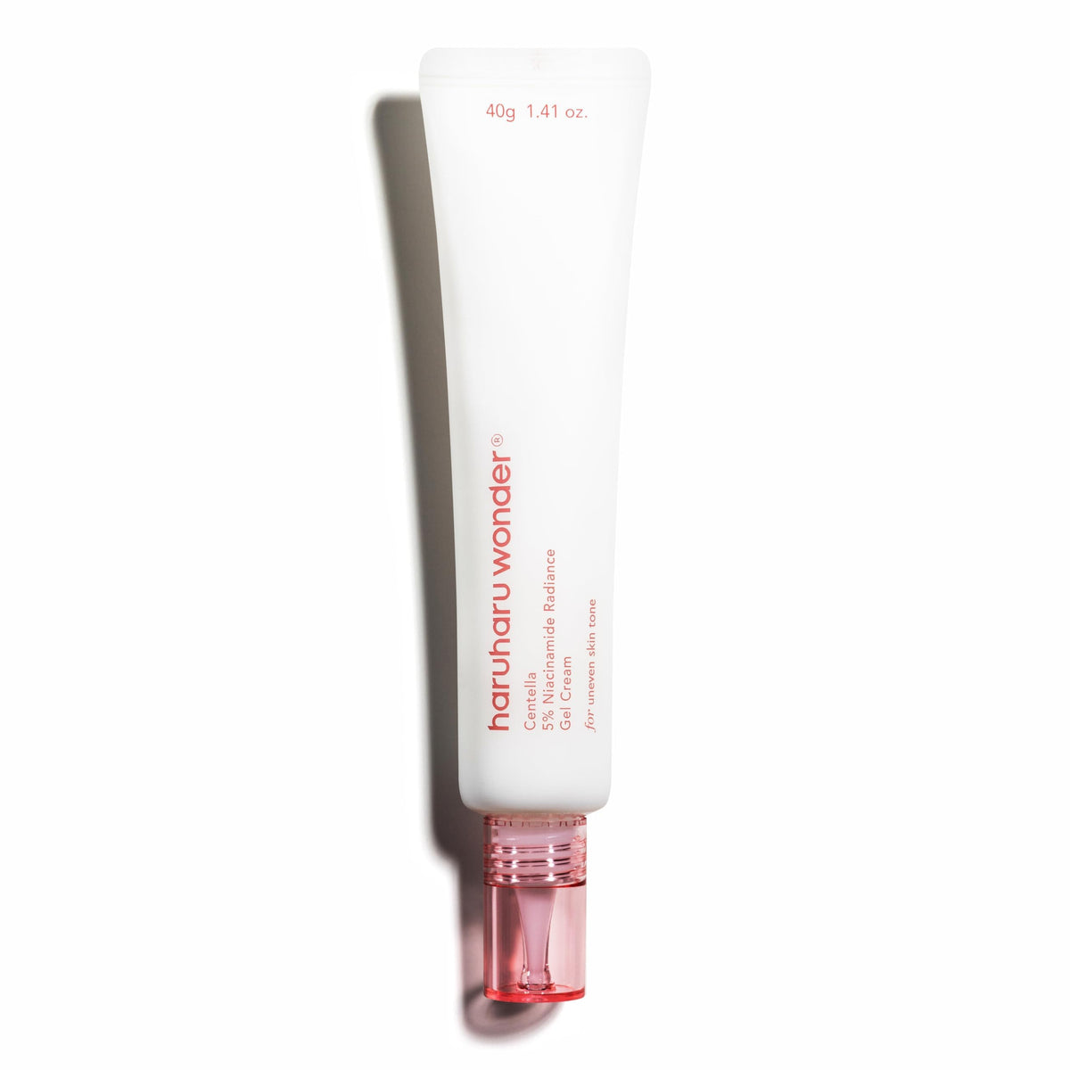 HARUHARU Wonder Centella 5% Niacinamide gel-cream jar closeup — hydrating and soothing for calm skin.
