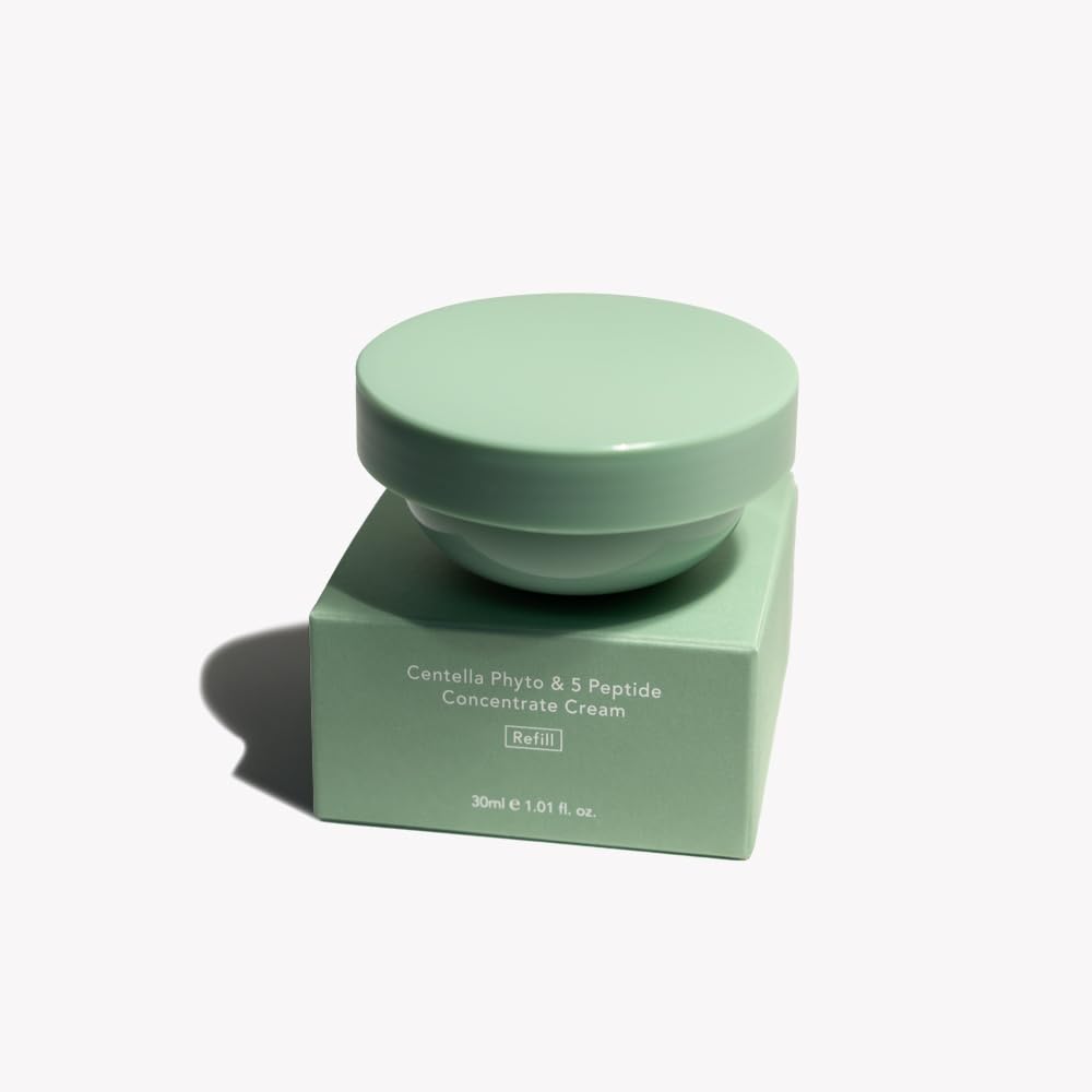 HARUHARU Wonder Centella Phyto & 5 Peptide en botella, crema nutritiva para piel suave.