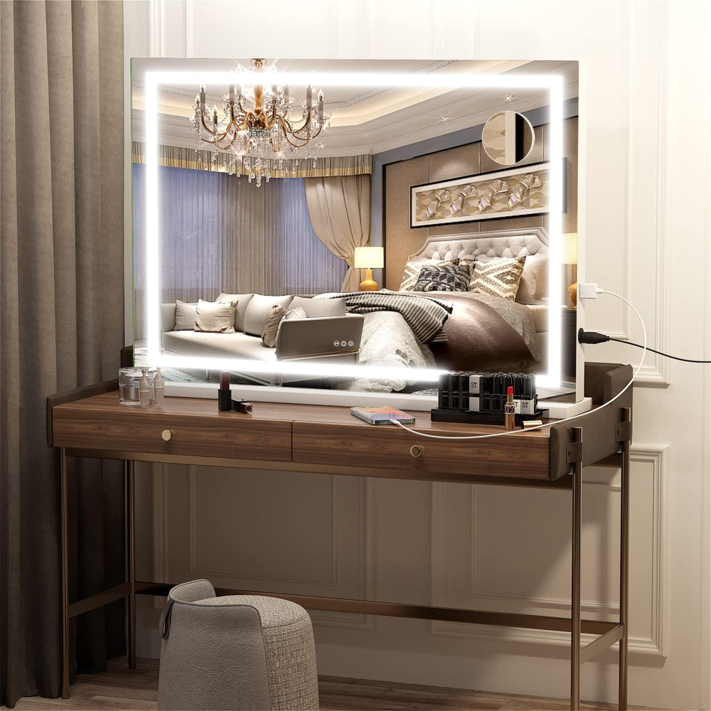 Hasipu vanity mirror memory function recalls last brightness setting.