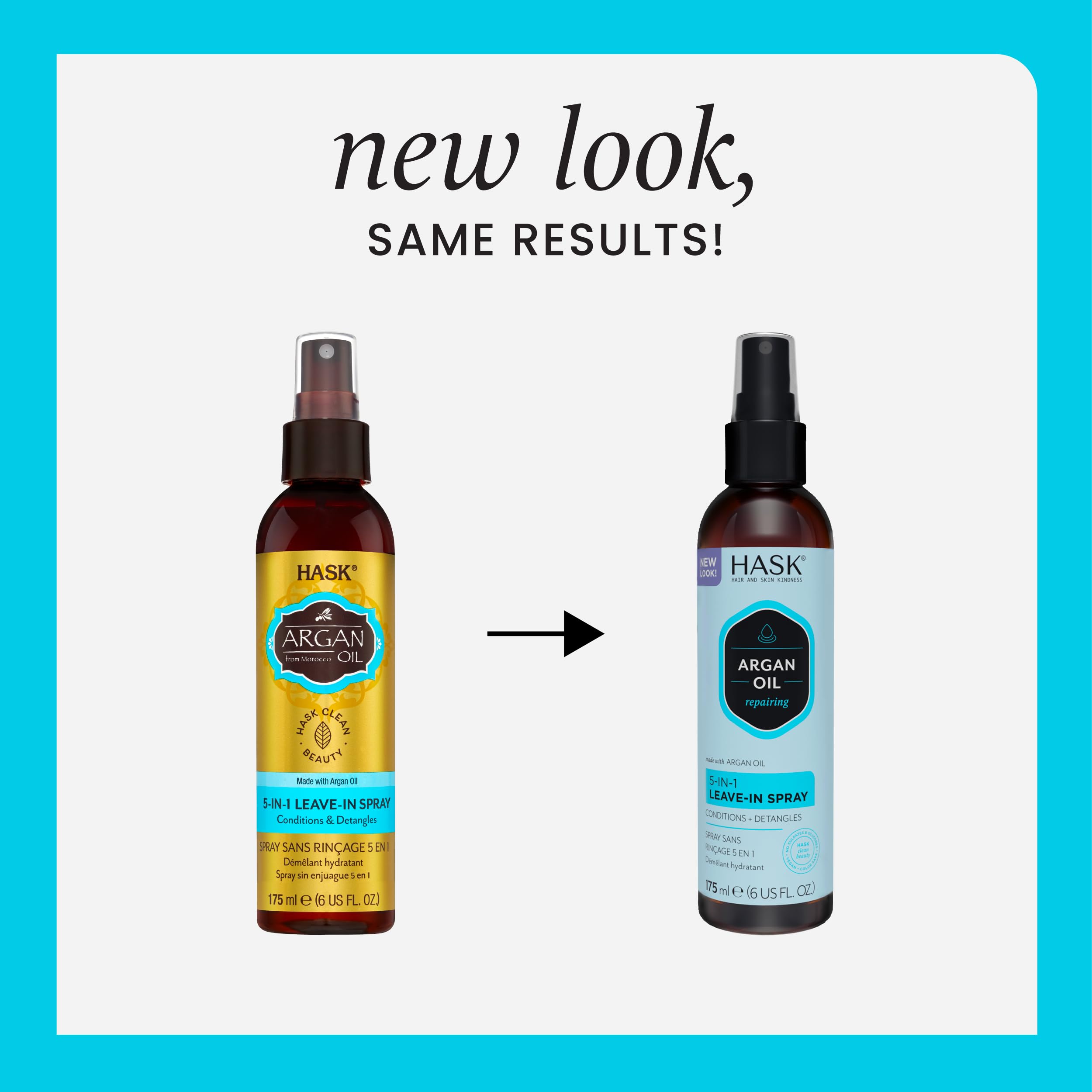 HASK Argan Oil 5-in-1 Leave-In Bundle for daily care.