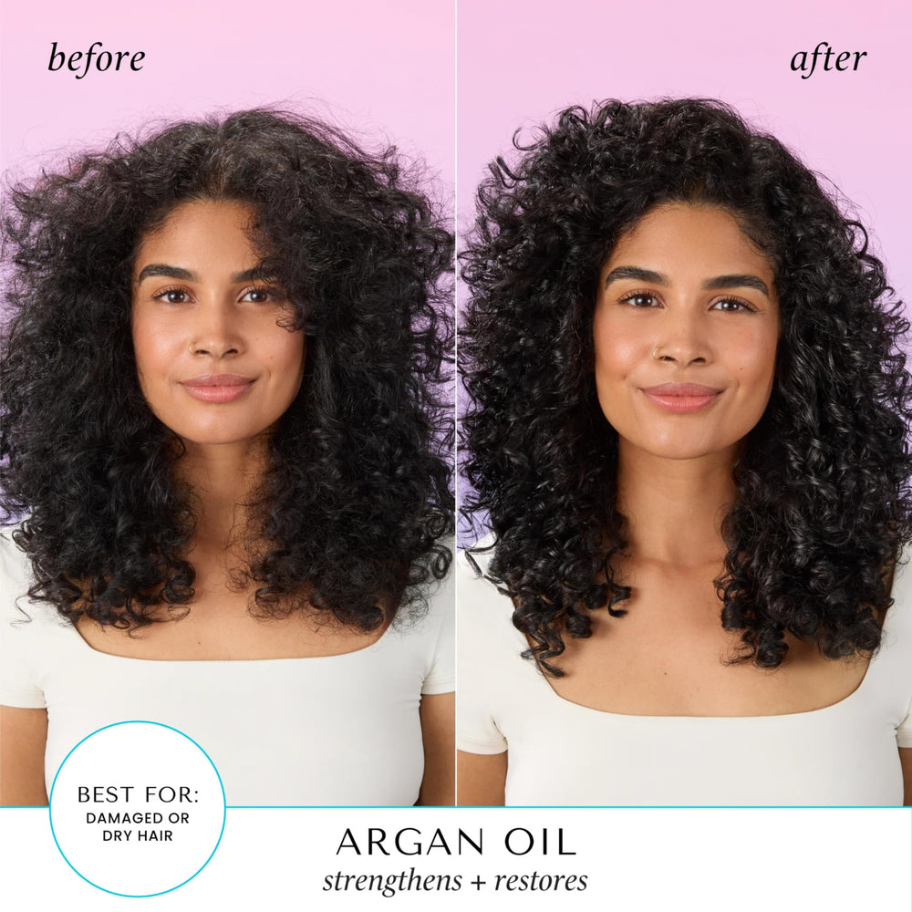Boxed HASK Argan Oil Repairing Set packaging on display, ready to gift.