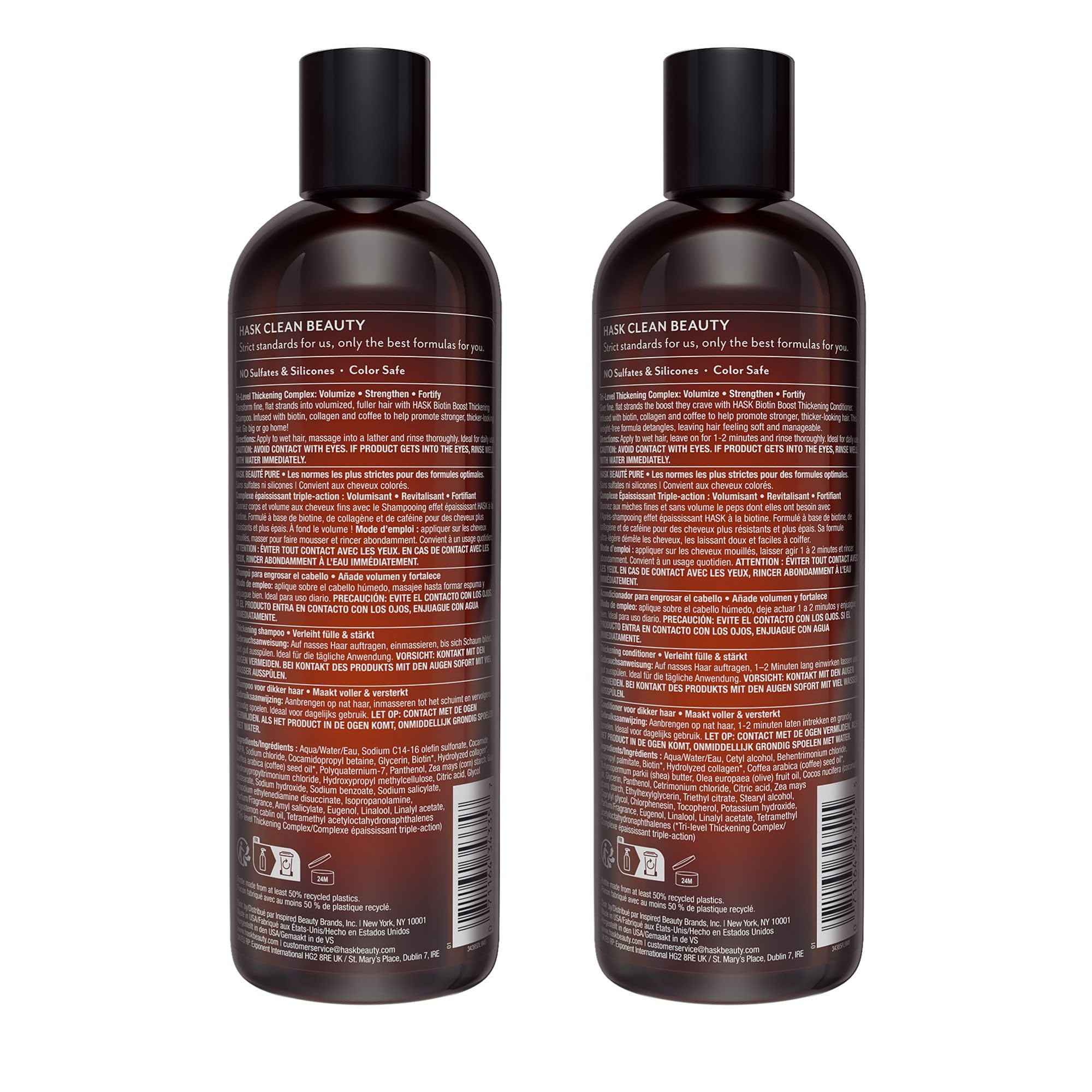 HASK Biotin Boost bundle on display emphasizes complete volumizing routine