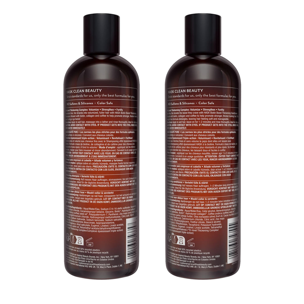 HASK Biotin Boost bundle on display emphasizes complete volumizing routine