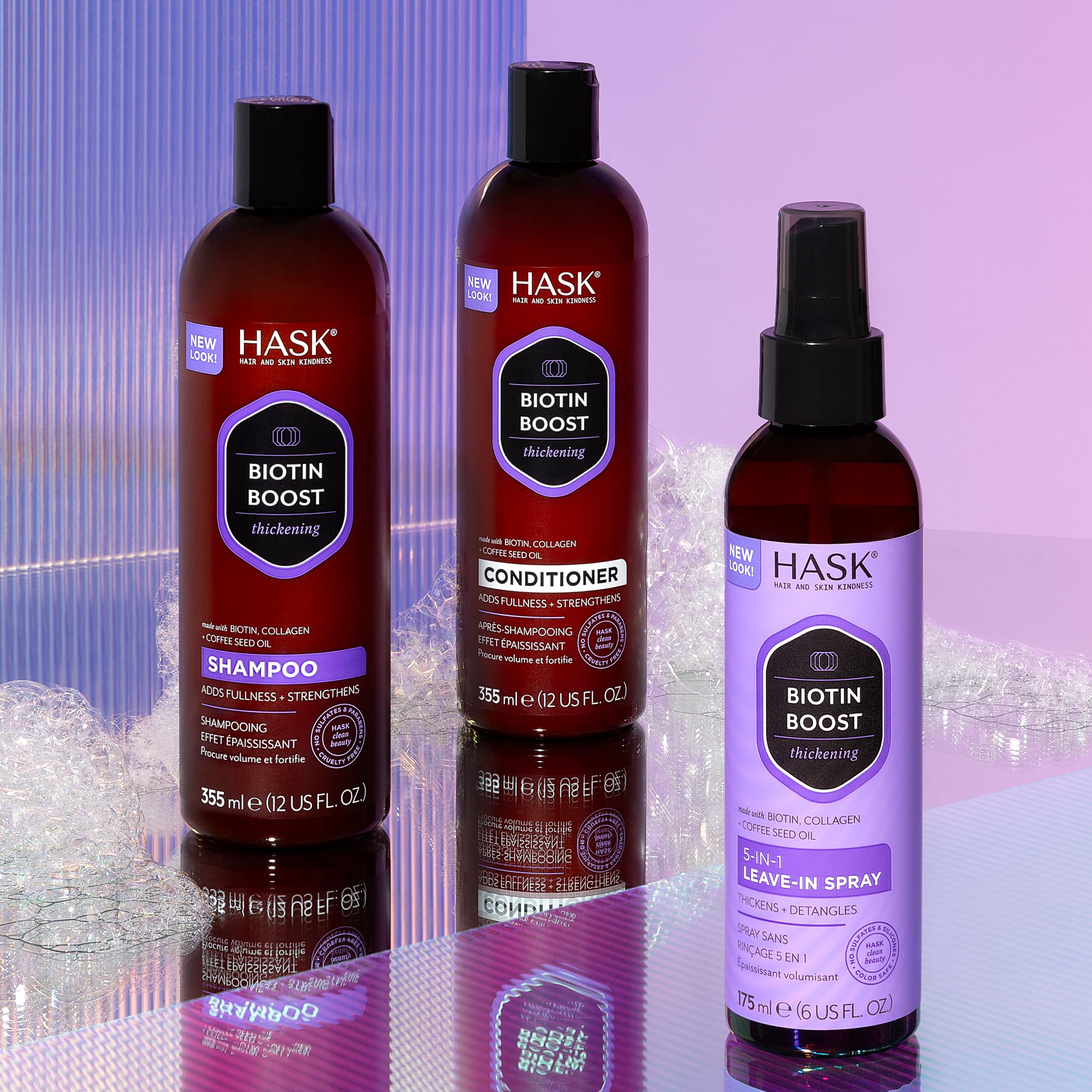 HASK Biotin Boost herbaceous scent scene signals refreshing grooming ritual