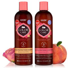 HASK Color Care Shampoo bottle for color treated hair offers color safe cleansing.