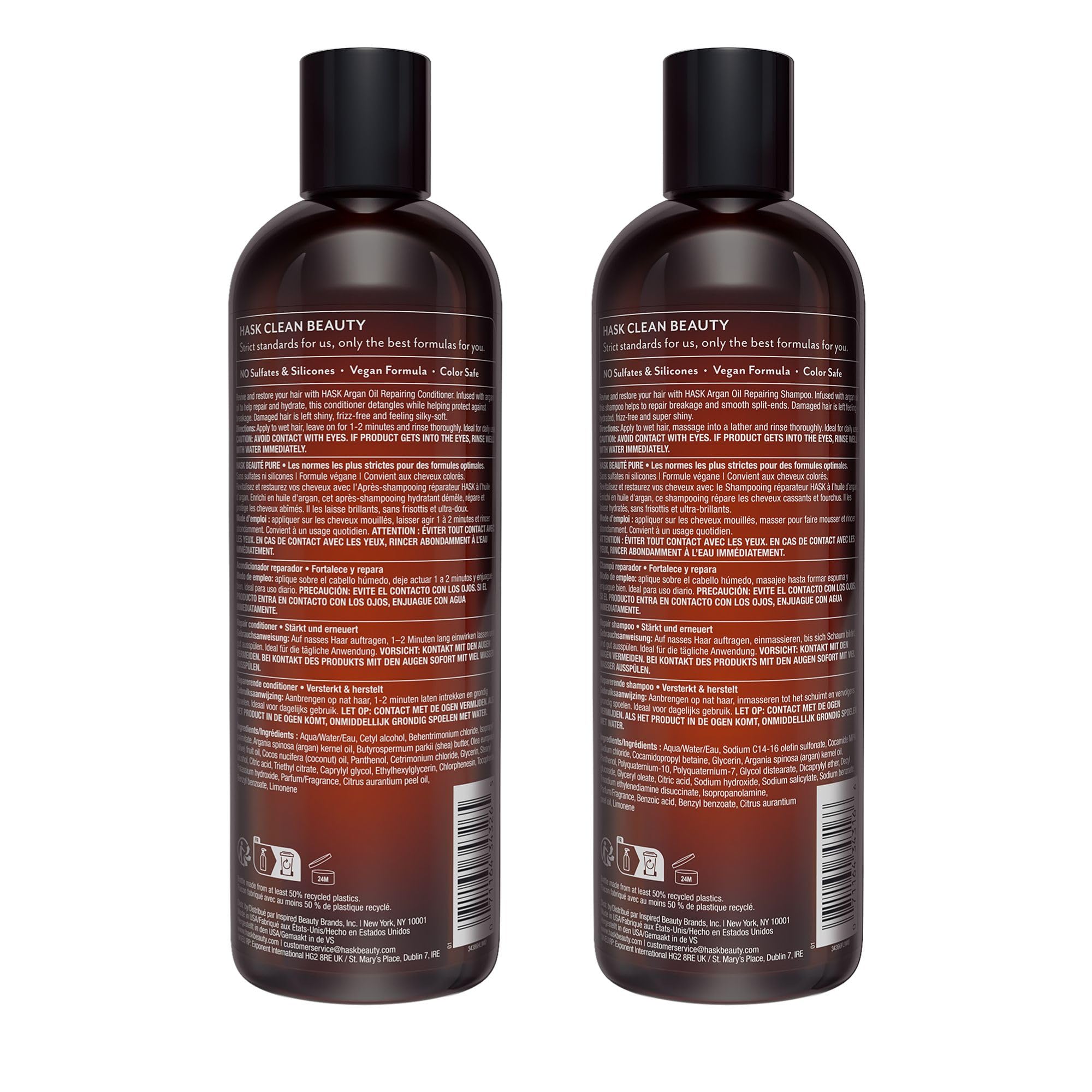 HASK cruelty-free logo on packaging signals ethical, responsible beauty.