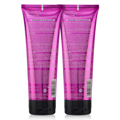 HASK Curl Care Defining Cream application on damp curls shows easy styling.