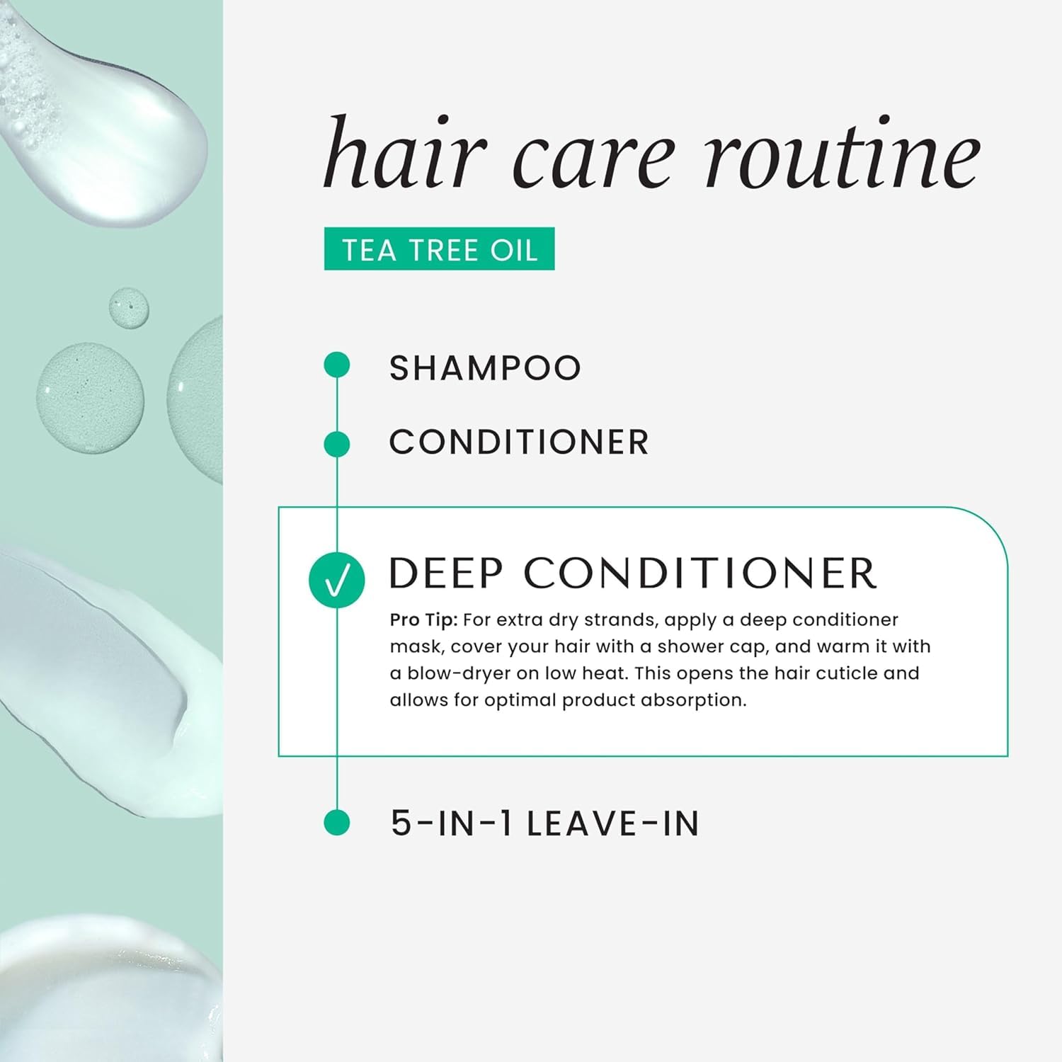 HASK Deep conditioner packette close-up highlighting creamy formula