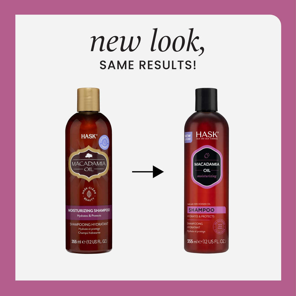 HASK Macadamia Oil Conditioner bottle ready to seal moisture for smooth ends