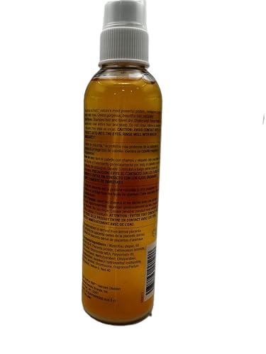HASK Placenta texture close-up shows creamy, lightweight leave-in formula.