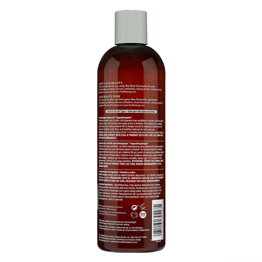 HASK vegan cruelty-free symbol close-up—compassionate hair care choice.