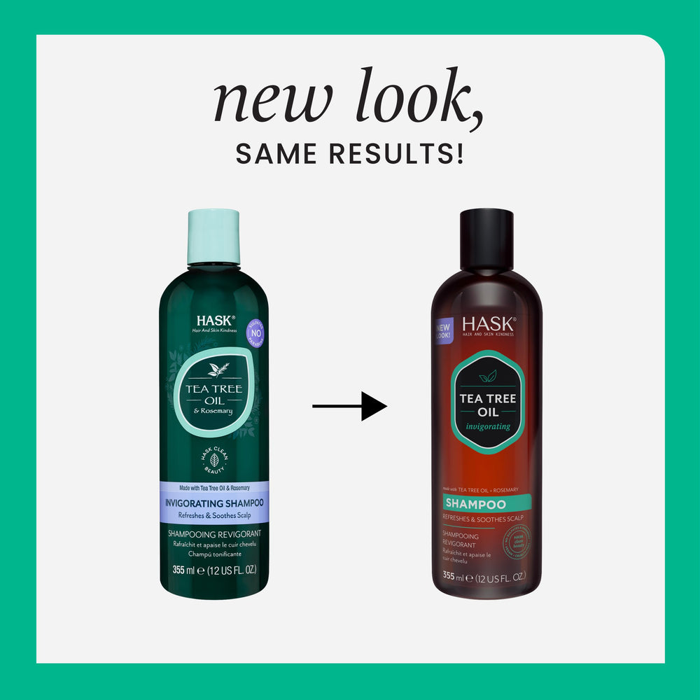 HASK tea tree rosemary conditioner bottle nourishes and hydrates hair