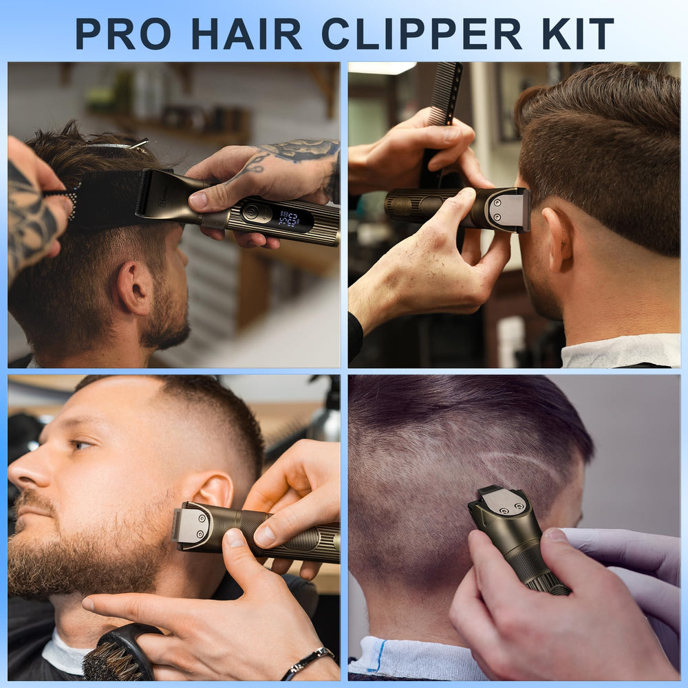 Hatteker ergonomic anti-slip design ensures secure handling during grooming.