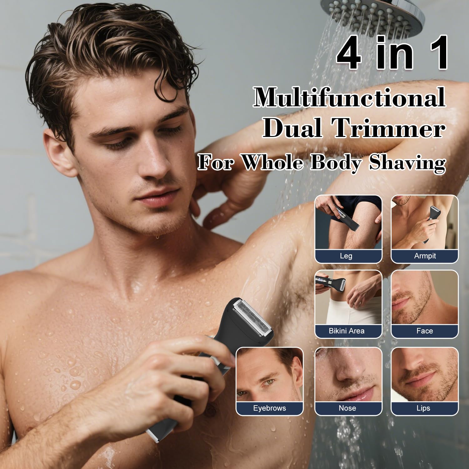 Hatteker complete kit includes combs and storage bag for versatile home grooming.
