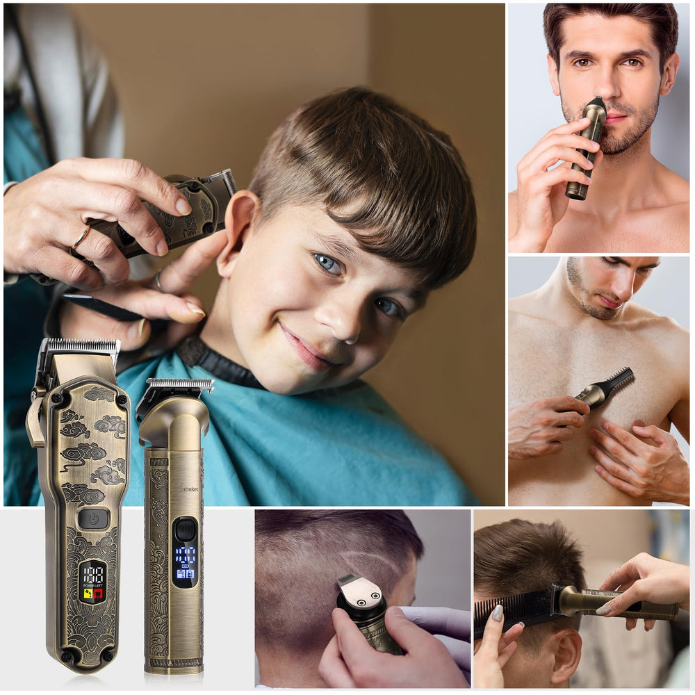 Hatteker gift-ready hair grooming kit in sleek packaging