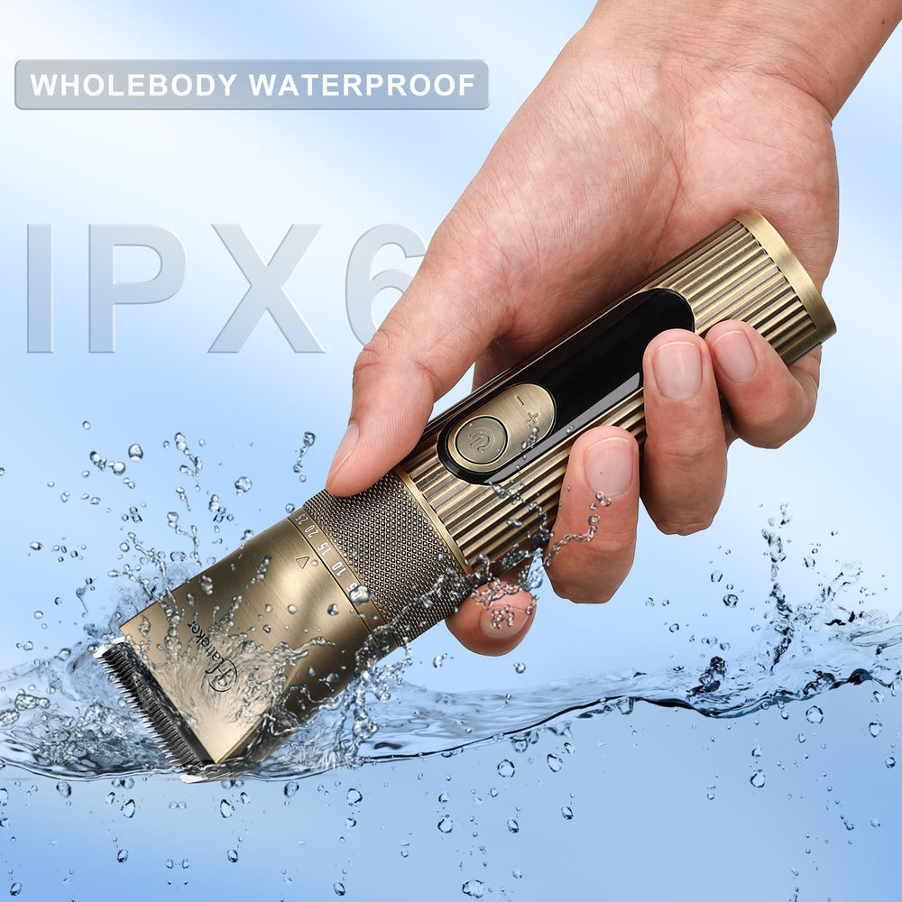 Hatteker IPX6 waterproof design enabling easy wet or dry cleaning.