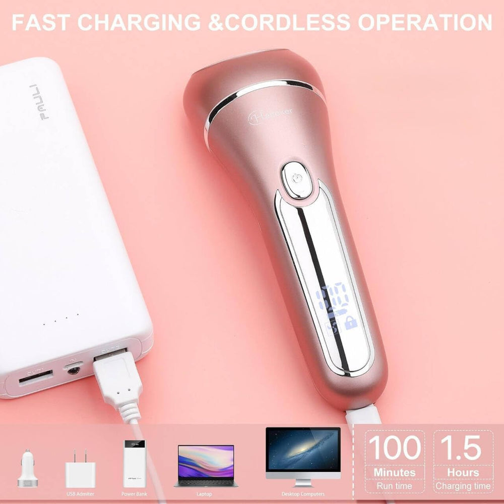 Hatteker USB fast charging with LED display for quick readiness.