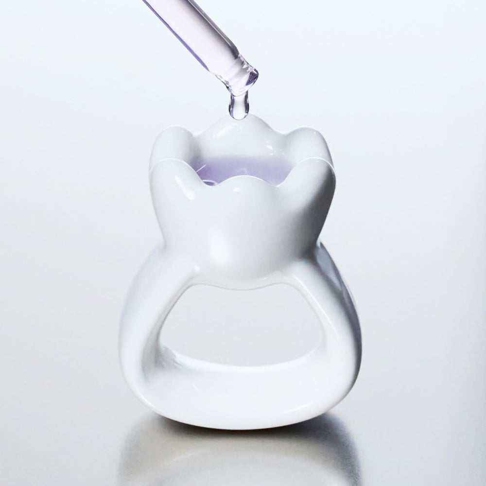 HAUA Ring Gua Sha close-up shows premium ceramic coating