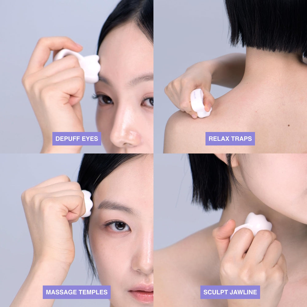 HAUA Ring Gua Sha works with serums for enhanced absorption