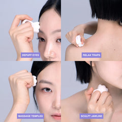 HAUA Ring Gua Sha works with serums for enhanced absorption