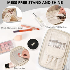 HauteHues brush holder standup keeps brushes organized and accessible
