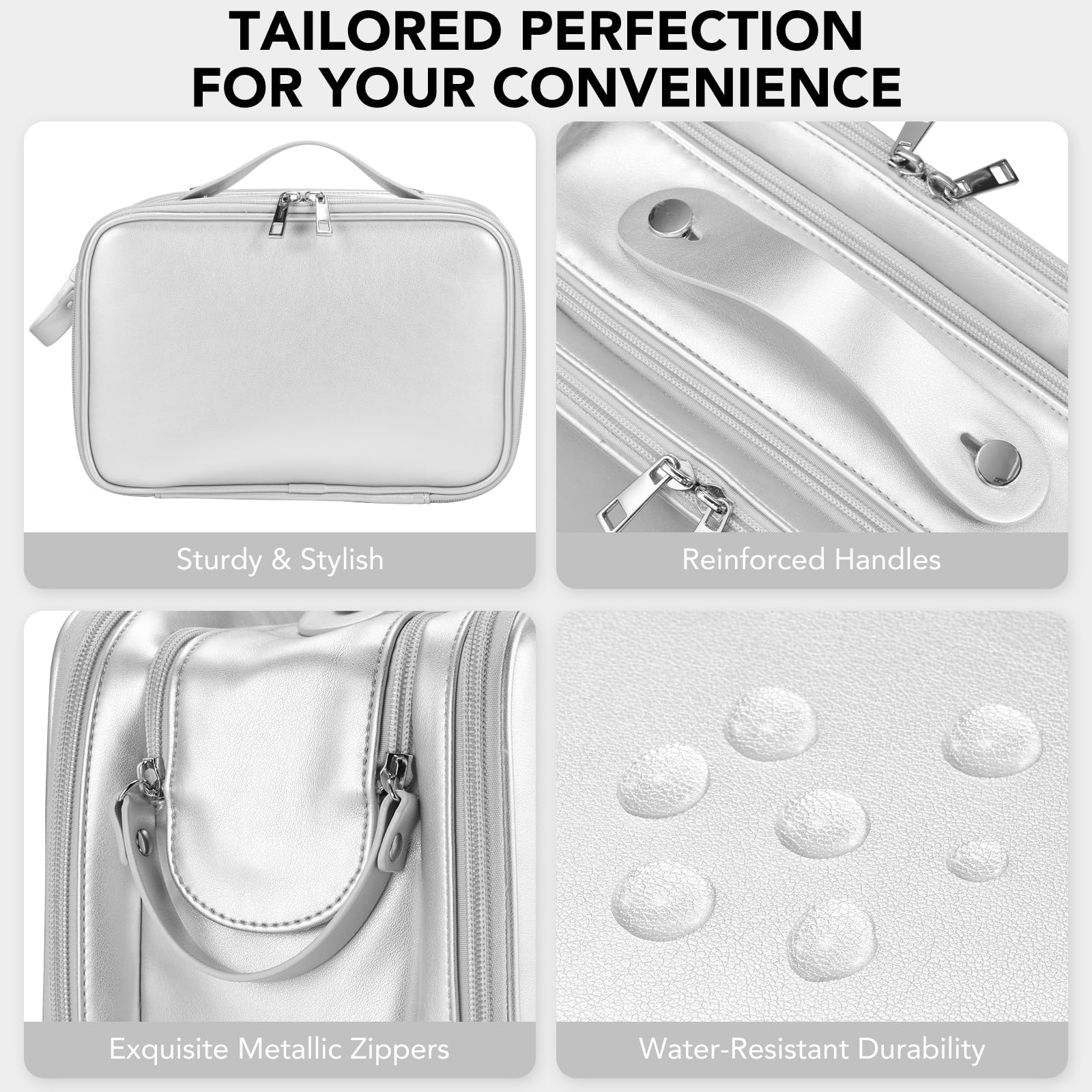 HauteHues multi-function travel bag doubles as daily storage and toiletry organizer