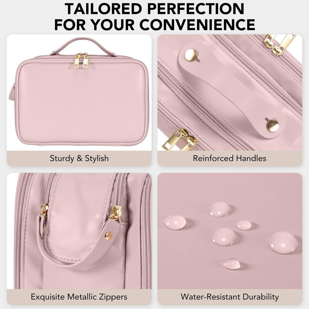 HauteHues pink travel bag design blends style with practical storage.