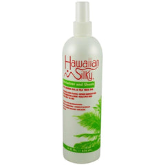 Hawaiian Silky moisturizing and sheen spray bottle delivering shine and scalp moisture for curls