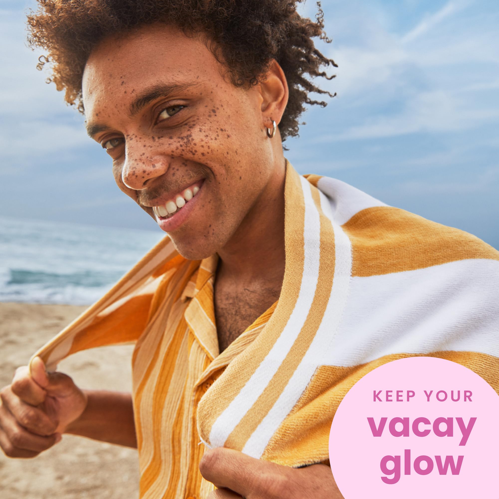 Hawaiian Tropic 12-hour hydration delivers lasting moisture after sun exposure.