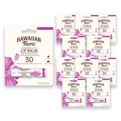 Hawaiian Tropic Tropical Lip Balm SPF 30 tube front with creamy hydration