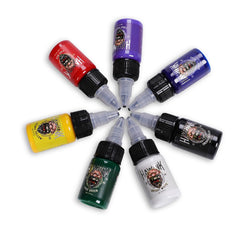 HAWINK ink bottles closeup shows stable pigments and smooth flow for reliable line work